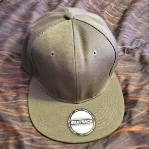 Grey Original Snapback Hat, NWT